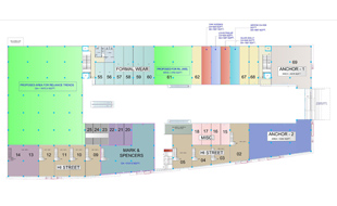 RahulRaj Mall Ground Floor Plan